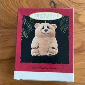 Hallmark Bear Ornament